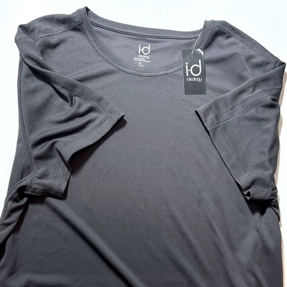 New ID Ideology Men's Birdseye Training T-Shirt Gray Size Medium - Picture 4 of 5